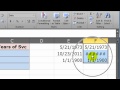 Excel Tarihleri Hesaplamak